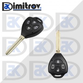 Кутийка ключ 4 бутона Toyota Avensis Corolla RAV4 Yaris